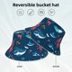 thumbnail image 2 of Balery Ocean Floor Animals Sombreros para el sol para hombre y mujer, sombrero de pescador con UPF 50+, 2 of 6