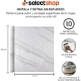 thumbnail image 2 of Papel Tapiz Azulejo Mármol Rollo Vinil Adhesivo 10m X 60cm Gris Claro con Gris Piedra, 2 of 5