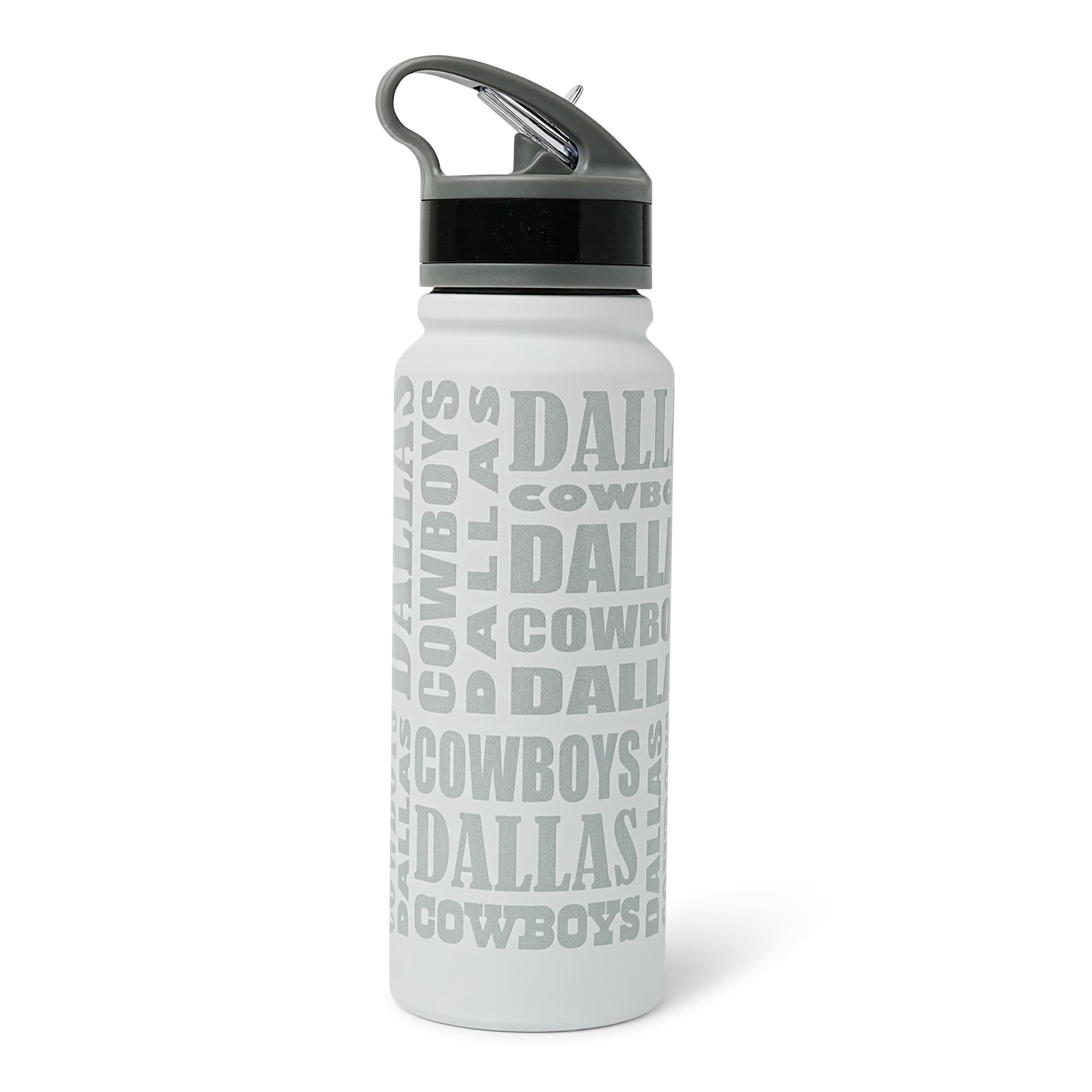 Dallas Cowboys Replay 25-Ounce Stainless Steel Flip-Top NFL Water Bottle