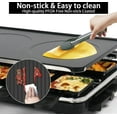thumbnail image 4 of Gourmet Chef's Choice: Raclette Grill, Electric Indoor Table Grill, Non-Stick 2 In 1 Reversible Plate, Portable And Easy Clean For Healthier Cooking, 4 of 6