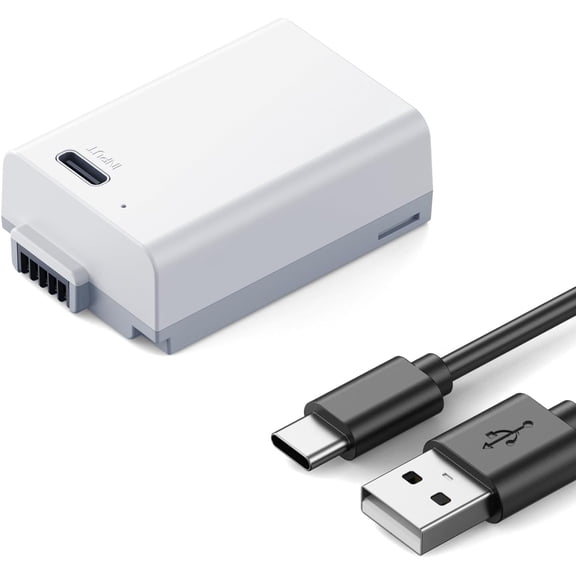 K&F CONCEPT EN-EL25 Battery USB-C EN-EL25A Z50ii Battery with 2H Fast Charging Compatible with Nikon Z50ii Z50 Z30 Zfc Camera MH-32 Charger