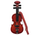thumbnail image 2 of Bangcool Maison de Poupée Violon 1:12 Miniature Violon Mini Modèle de Violon avec Partition de Musique Stand, 2 of 8