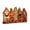 08# (Wooden Halloween Ghost House), variant on Vintage Distressed Ghost Figurine Patchwork Design Ghost Desktop Decor with Bow Pumpkin Accent Retro Autumn Harvest Ornament for Halloween Home Shelf Display (A)