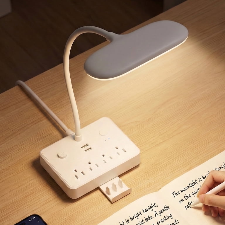 DAYBETTER LED Desk Lamp with Power Outlets and USB Ports photo 7