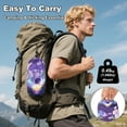 thumbnail image 5 of Wobogo Astronauts Sitting in The Universe Garden Camping Hammocks 330 lb Capacity with Tree Straps and Hanging Pockets for Outside Hiking Beach Backpack Travel, 5 of 8