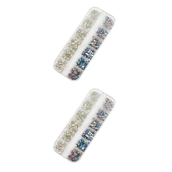 Vogacara 1 bolsa de cristales de cristal en forma especial, pequeños, fáciles de pegar, diamantes de imitación para uñas, diferentes estilos, dulce Type2 NO2 Vogacara CBP253447