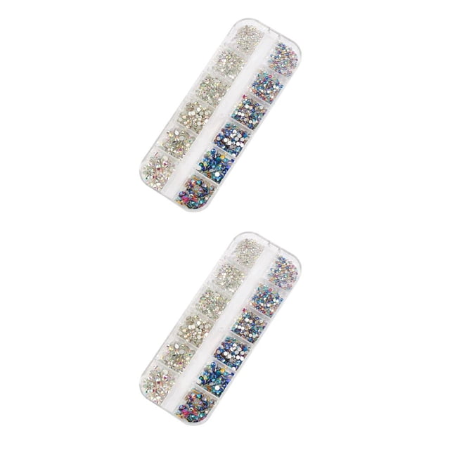 Vogacara 1 bolsa de cristales de cristal en forma especial, pequeños, fáciles de pegar, diamantes de imitación para uñas, diferentes estilos, dulce Type2 NO2 Vogacara CBP253447