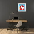 thumbnail image 3 of Grey, Jace 15x15 White Modern Wood Framed Museum Art Print Titled - Love Texas, 3 of 4