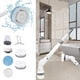 thumbnail image 4 of Cepillo de limpieza eléctrico inalámbrico ZJT250130672 | Recargable, resistente al agua IPX7, con 6 cabezales duraderos | Limpiador multisuperficies para baños, suelos, azulejos, lechada, lavabos,, 4 of 5