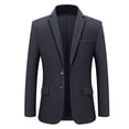 thumbnail image 1 of Traje de hombre de mediana edad de otoño e invierno, traje casual acolchado para padre de hombre, abrigo para hombre, 1 of 4