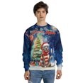 thumbnail image 4 of Merry Christmas and Happy New Year Santa Pitbull Holiday Xmas Winter 2025 All Over Print 3D Sweatshirt Unisex Merch Terrier Dog Lover - 00024, 4 of 6