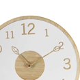 thumbnail image 4 of Modern Wall Clock Silent Wooden Wall Hanging Clock For Office Home Classroom Log Color, 4 of 5