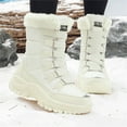 thumbnail image 4 of YOURDIARY Women's Winter Snow Boots Mid-Calf Booties Waterproof Warm Faux Fur Lined, 4 of 9
