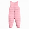thumbnail image 5 of HCNTES Kids Insulated Snowsuit Bib Overalls with Adjustable Straps Comfortable Winter Ski Wear for Boys Girls(Pink,3-4 Years), 5 of 6