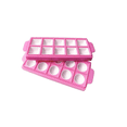 thumbnail image 1 of (Rosa, 34*13,5*2 cm)*2 moldes para wonton, moldes para empanadillas redondos/moldes para empanadillas cuadrados, 10 piezas, para moldear y prensar tartas, 1 of 5