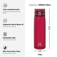 thumbnail image 3 of Super Sparrow Water Bottle 32oz BPA-Free Tritan w/ Straw Top and Carrying Handle, For Gym Outdoor, 3 of 5