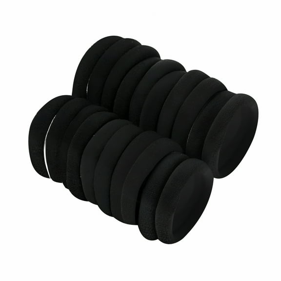 VANIDO Silicone Rubber Bands Clear Bands Elastic Soft Elastics for Hair Spiral Hair Ties Bands 20 Pieces/30 Pieces Of Girl Non-Damage Hairband Elastic Hairband, Small Ponytail Fixing Rope