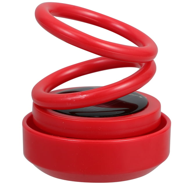 Calentador molecular portátil de energía solar para coche, difusor de aromaterapia de doble anillo giratorio para oficina y hogar, ideal para decorar el salpicadero del vehículo