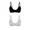 Black+Gray, variant on Women's Bra Wireless Bra Stretch Breathable Cotton Bra Lightly Lined Bralette Stretch Bra