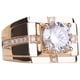 thumbnail image 1 of Anillo de los hombres de oro de imitación chapado de alta Moissanite anillo de bodas Anillos, 1 of 8