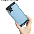thumbnail image 4 of Samsung Galaxy A11 Phone Case 2 in 1 Hybrid Impact Armor Hard PC & TPU Silicone Rubber Heavy Duty Rugged Bumper Shockproof [Military-Grade] Full Body Protective BLUE Cover for Samsung Galaxy A11, 4 of 5