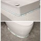 thumbnail image 3 of Bearachild Sellador de grifo de fregadero, adhesivo para azulejos, lavabo multiusos a prueba de polvo, esquina de baño, autoadhesiva de Decoración del hogar Tipo 22, 3 of 6