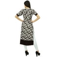 thumbnail image 7 of Bimba Womens Brown Straight Kurti Printed Ladies Kurta Designer Ethnic Clothing, 7 of 7