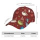 thumbnail image 2 of Fotbe Coffee Cups Gorro Clásico de Béisbol, Gorra Ajustable con Broche Snapback, Gorro de Exterior de Algodón Suave, 2 of 6