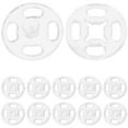 thumbnail image 2 of 100 botones transparentes para camisa, abrigo, broches invisibles, cierres a presión, accesorios de costura (13 mm), 2 of 8