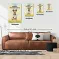 thumbnail image 5 of Cute Toy Fox Terrier Loves Dad Happy Father's Day Vertical Matte Canvas Poster Dog Lover Wall Art Home Decor - 12008, 5 of 5