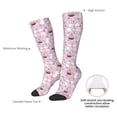 thumbnail image 4 of Fotbe Easter Rabbit Calcetas Divertidas Estampadas para Hombre y Mujer, Calcetas de Algodón hasta la Rodilla para Caminar, Correr, Enfermería y Embarazo, 4 of 6