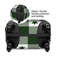 thumbnail image 2 of Gukieu Green White Christmas Tree Lumberjack Plaid Print Suitcase Protective Cover, Elastic Zipper Buckle Suitcase Protective Cover, Suitable for Travel, Business Trip-Small, 2 of 7