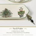 thumbnail image 2 of Spode Christmas Tree Tree Figural Bottle Stopper - Beverage & Wine Stopper, Ideal Christmas Home Décor, Holiday Wine Tools & Christmas Gift for Wine Lovers - Decorative & Reusable Bottle Stopper, 2 of 7