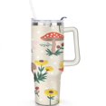 thumbnail image 2 of 40 OZ Mushroom Tumbler Gifts for Women Men Birthday Travel Cup Gifts for Daughter Mom Best Friend Travelers Insulated Stainless Steel Water Bottle with Handle, 2 of 7
