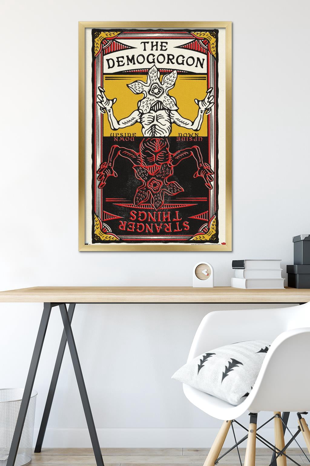 Netflix Stranger Things: Season 4 - Demogorgon Card Wall Poster, 22.375" x 34" Framed