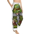 thumbnail image 2 of Daiia Fishing Gnome Women's Sleep Pant with Pockets and Drawstring,Pajama Pants-Medium, 2 of 9