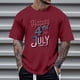 thumbnail image 1 of Tops para hombre, blusas y camisas de cuello redondo y manga corta para hombre, tops casuales de cuello redondo y manga corta con estampados especiales para hombre., 1 of 5