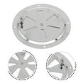 thumbnail image 2 of 5 inch Stainless Steel Marine Air Vent Butterfly Boat Round Louvered Vent, 2 of 6