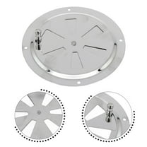 5 Inch Stainless Steel Marine Air Vent Butterfly Boat Round Louvered Vent