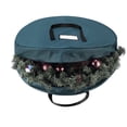 thumbnail image 4 of Tiny Tim Totes 83-DT5570 5707 Premium Vacances Couronne Sac de Rangement 36 Po Couronnes - Vert, 4 of 6