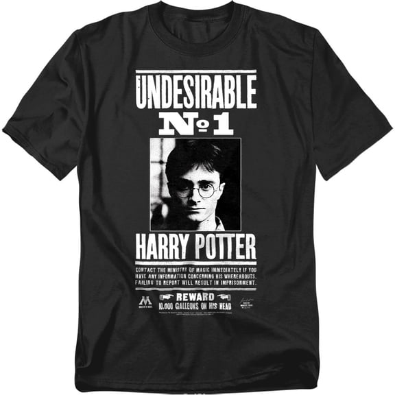 Harry Potter T-Shirt Undesirable No 1 Unisex Graphic Tee For Men & Women