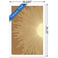thumbnail image 3 of Abstract Sun Wall Poster, 14.725" x 22.375" Framed, 3 of 6