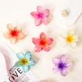 thumbnail image 6 of Vigorpace 6 Pcs Flower Hair Claw Clips for Women Girls, Hawaiian Hibiscus Hair Clips, Cute Summer Beach Hair Accessories for Thick Thin Hair, 6 of 6
