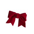thumbnail image 1 of Horquilla para el pelo de terciopelo para niños con gran lazo rojo vino, accesorios para el pelo con estilo, 1 of 5
