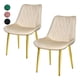 thumbnail image 1 of Set 2 Sillas Comedor Tapizadas Terciopelo Elegantes, 1 of 5