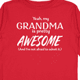 thumbnail image 4 of Inktastic Yeah My Grandma is Pretty Awesome Boys or Girls Long Sleeve Toddler T-Shirt, 4 of 5