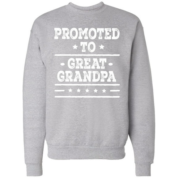 Inktastic Promoted to Great Grandpa Adult Sweatshirt