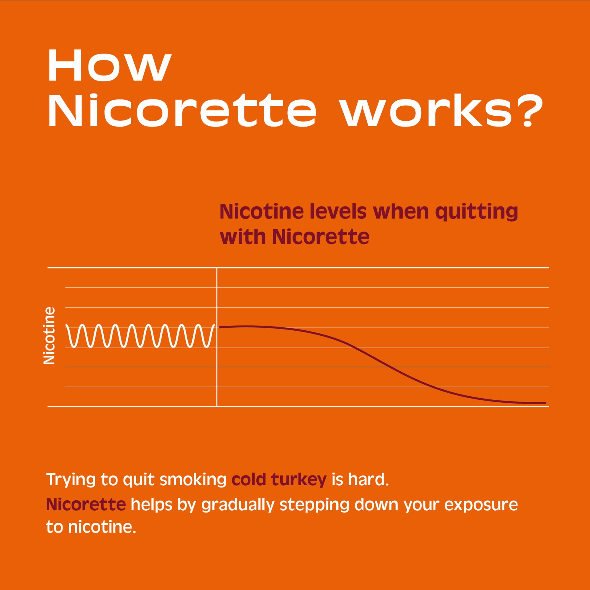 (2 pack) Nicorette Nicotine Gum, Stop Smoking Aids, 4 mg, Cinnamon Surge, 160 Count