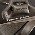 thumbnail image 5 of Gtplayer Pro Gaming Chair with Footrest, Dual Bluetooth 5.1 Speakers PVC Leather Recliner, Light Brown, 5 of 8