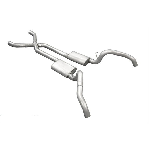 Pypes Performance Exhaust SGF63R Crossmember Back w/X-Pipe Exhaust System